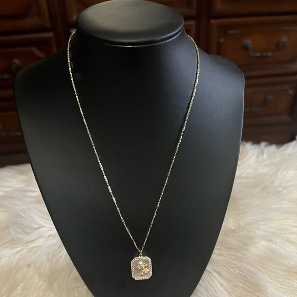 NWT Gold Over Silver Eye Necklace - Picture 5 of 8